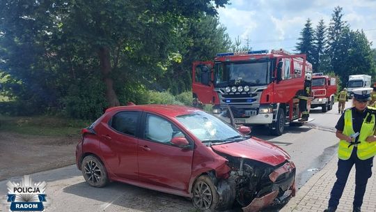 Zasłabł za kierownicą i uderzył w betonowy przepust