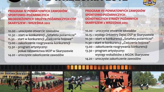 Zawody strażackie w Skaryszewie   1-2.09.