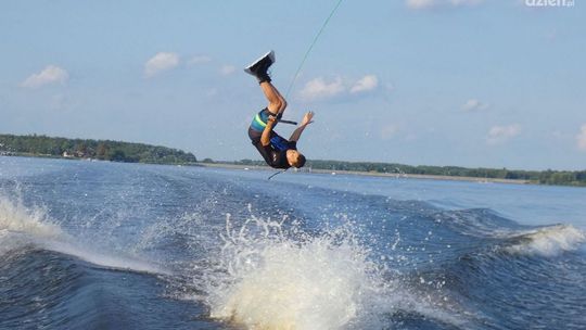 Zawody wakeboardowe nad Zalewem Domaniowskim