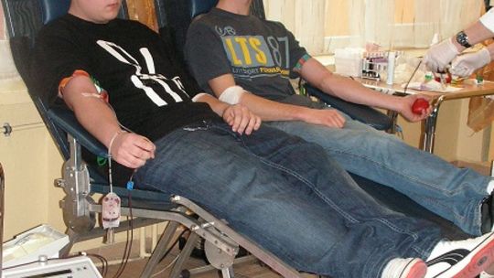 Zbiórka krwi w "Staszicu"