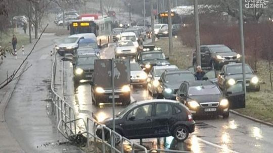 Zderzenie BMW i Citroena