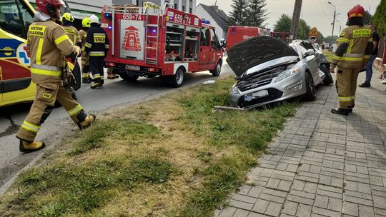 Zderzenie dwóch aut w Orońsku