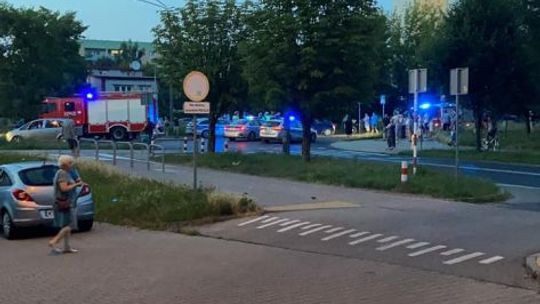 Zderzenie na skrzyżowaniu Sycyńskiej i Czarnoleskiej