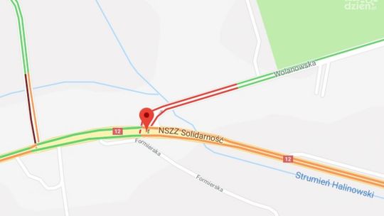 Zderzenie na ul. Wolanowskiej. Utrudnienia w ruchu