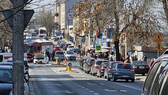 Zderzenie pięciu aut. Jedna osoba w szpitalu 