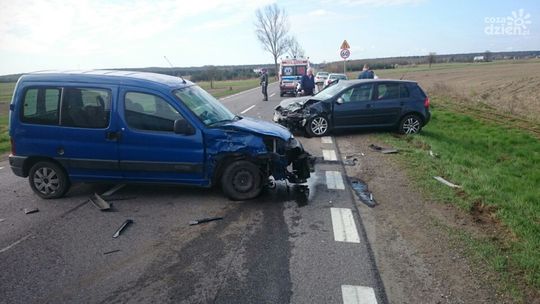 Zderzenie pojazdów na krajowej 9