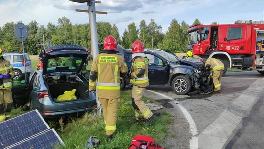 Zderzenie w Pawliczce. 33-latek w szpitalu