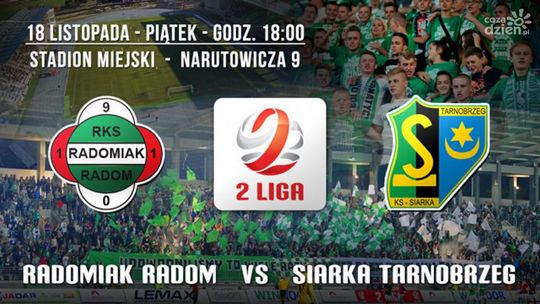 Zgarnij wejściówkę na mecz Radomiaka z Siarką!