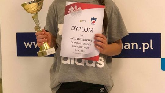 Złoto i srebro młodej tenisistki