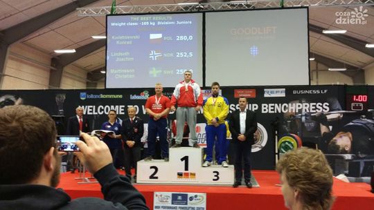 Złoty medal Konrada Kwietniewskiego na ME do lat 23