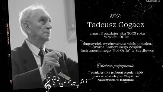 Zmarł Tadeusz Gogacz