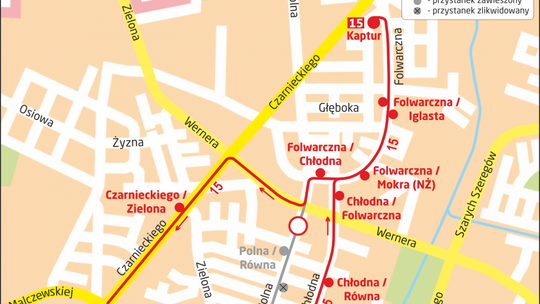 Zmiany na ul. Chłodnej i Polnej