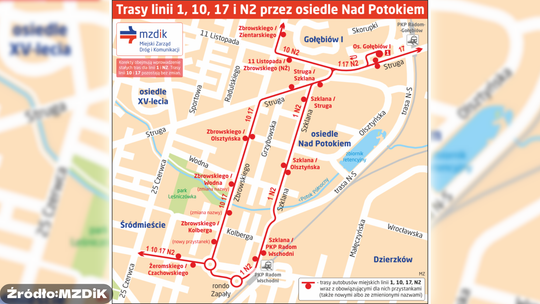 Zmiany w komunikacji miejskiej po zakończeniu budowy ronda. Nowe trasy i przystanki od 19 grudnia Zmiany w komunikacji miejskiej po zakończeniu budowy ronda. Nowe trasy i przystanki od 19 grudnia