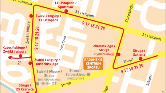 Zmiany w ruchu podczas meczu Polska-Ukraina