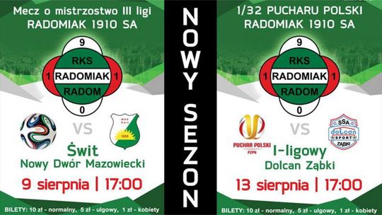 Znamy ceny biletów i karnetów na mecze Radomiaka