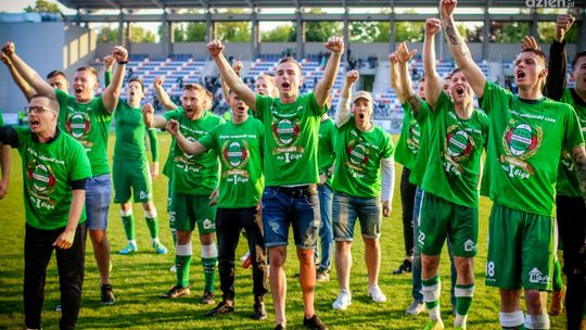 Zobacz, jak piłkarze Radomiaka świętowali awans!