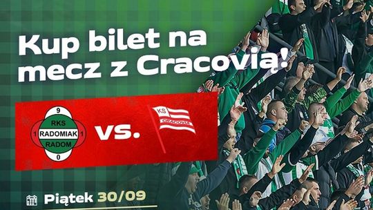 Zrób prezent na Dzień Chłopaka! Bilety na mecz Radomiaka Radom z Cracovią wciąż w sprzedaży