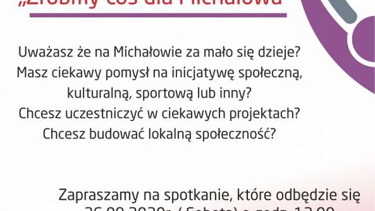 Zróbmy coś dla Michałowa 