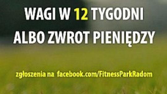 Zrzuć kilogramy! - Fitness Park zapasza na nowy program