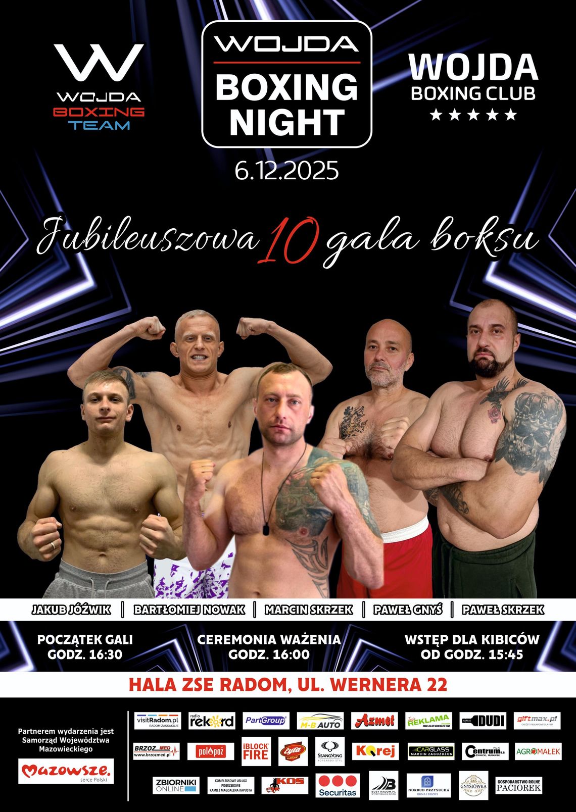 10. jubileuszowa gala Wojda Boxing Night już w sobotę