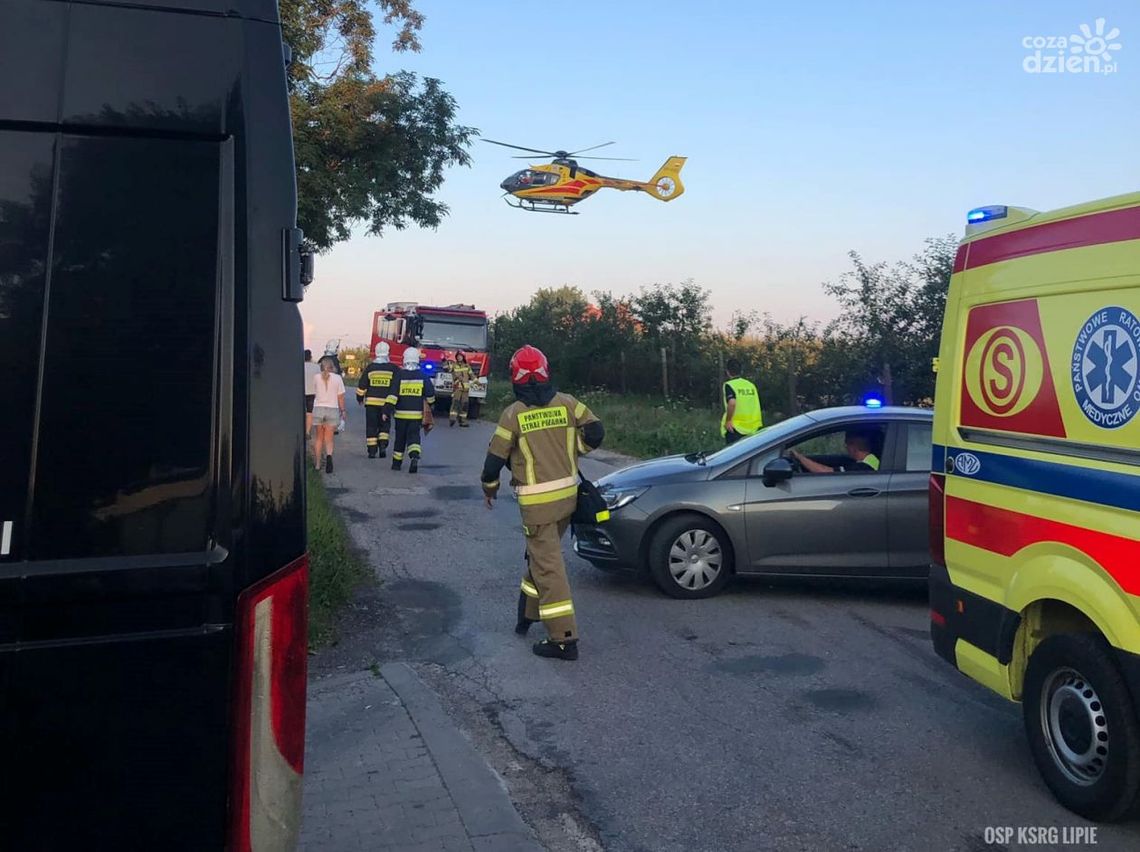 10-latek na quadzie. Wypadek pod Błędowem