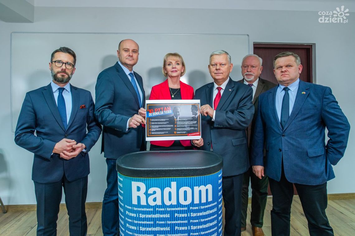 10 pytań do Donalda Tuska. Jak kiedyś rząd PO-PSL traktował Radom?