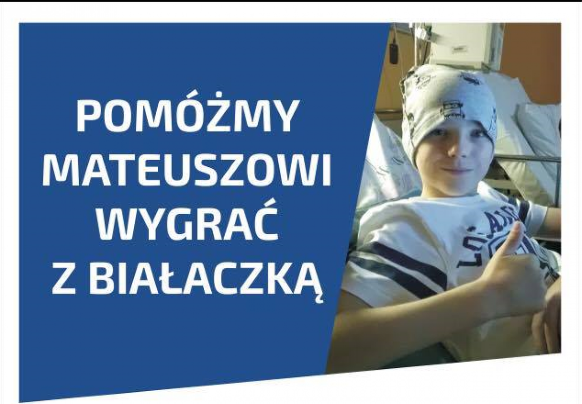 12-letni Mateusz choruje na białaczkę