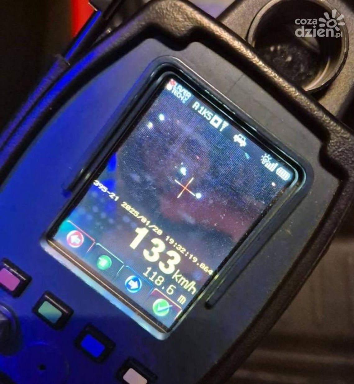 133 km/h w zabudowanym 133 km/h w zabudowanym