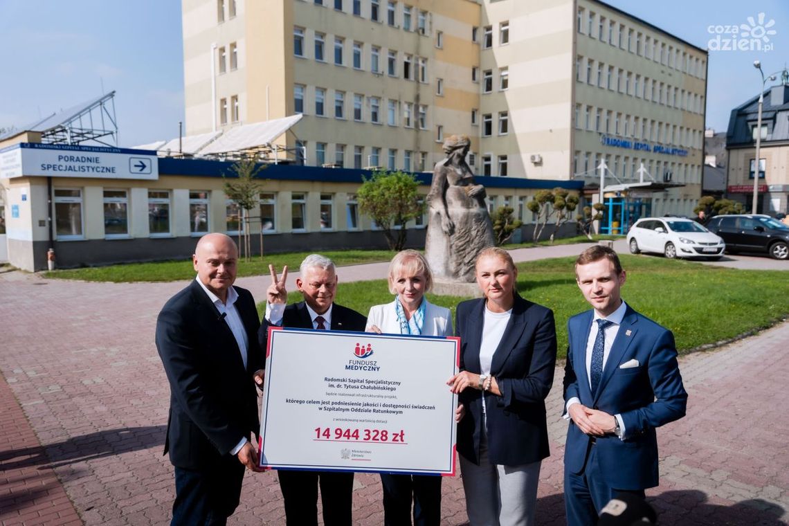 15 mln zł na rozbudowę SOR i zakup sprzętu 