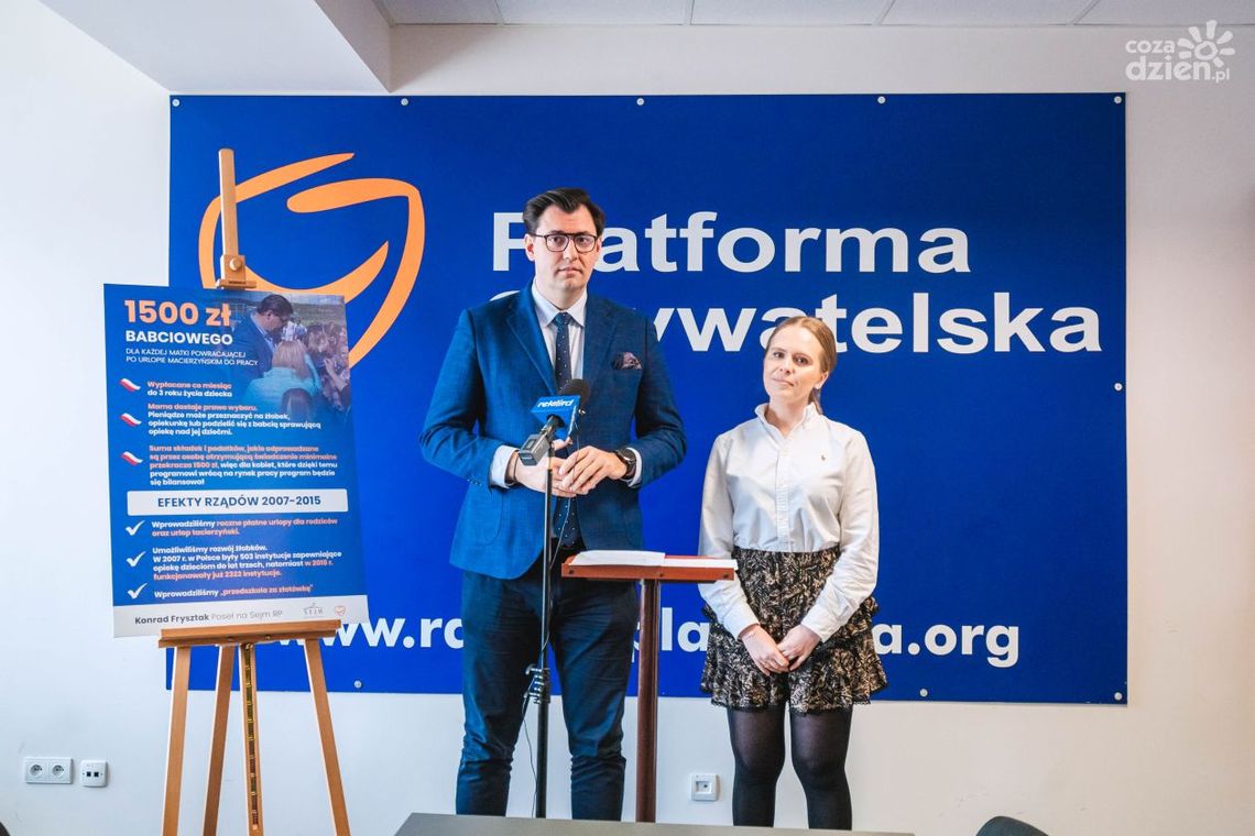 1500 zł "babciowego" dla kobiet chce KO 