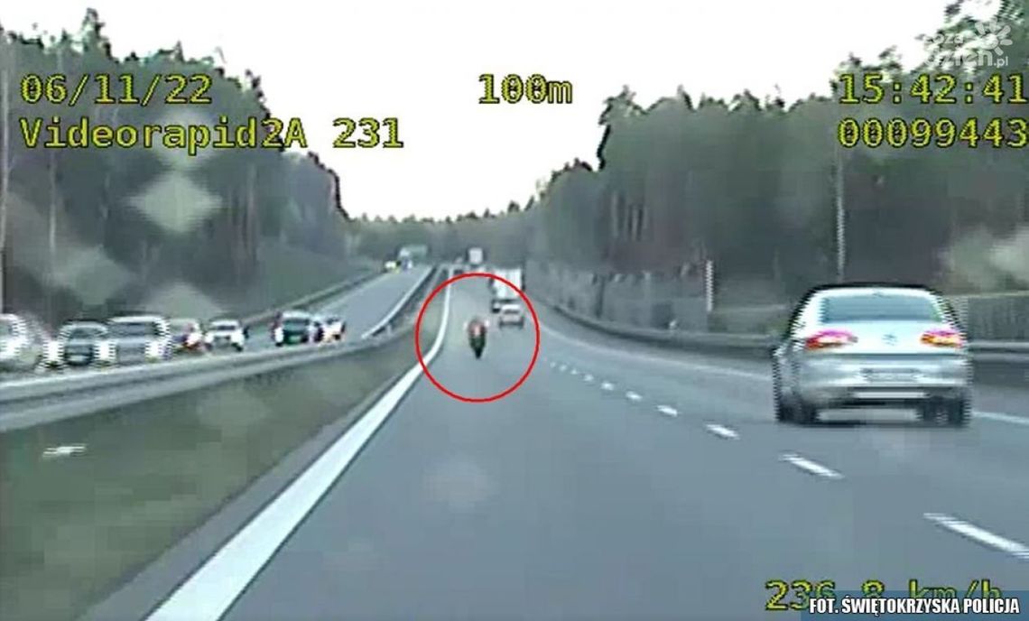 29-latek jechał motocyklem ponad 200 km/h! 