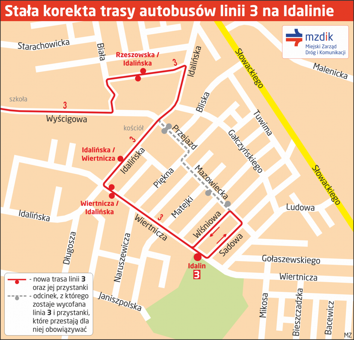 "3" po Idalinie pojedzie inaczej "3" po Idalinie pojedzie inaczej