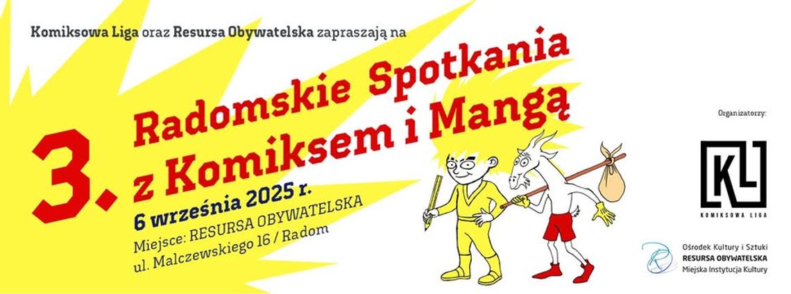 3. Radomskie Spotkania z Komiksem i Mangą już w tę sobotę
