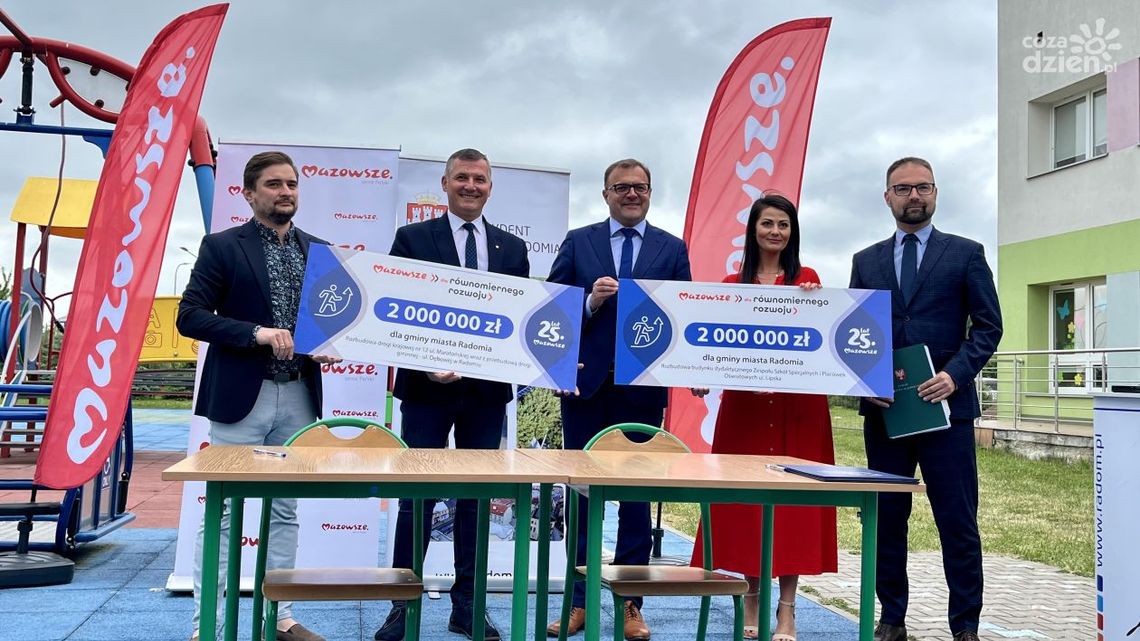 4 mln zł dla Radomia od samorządu województwa mazowieckiego