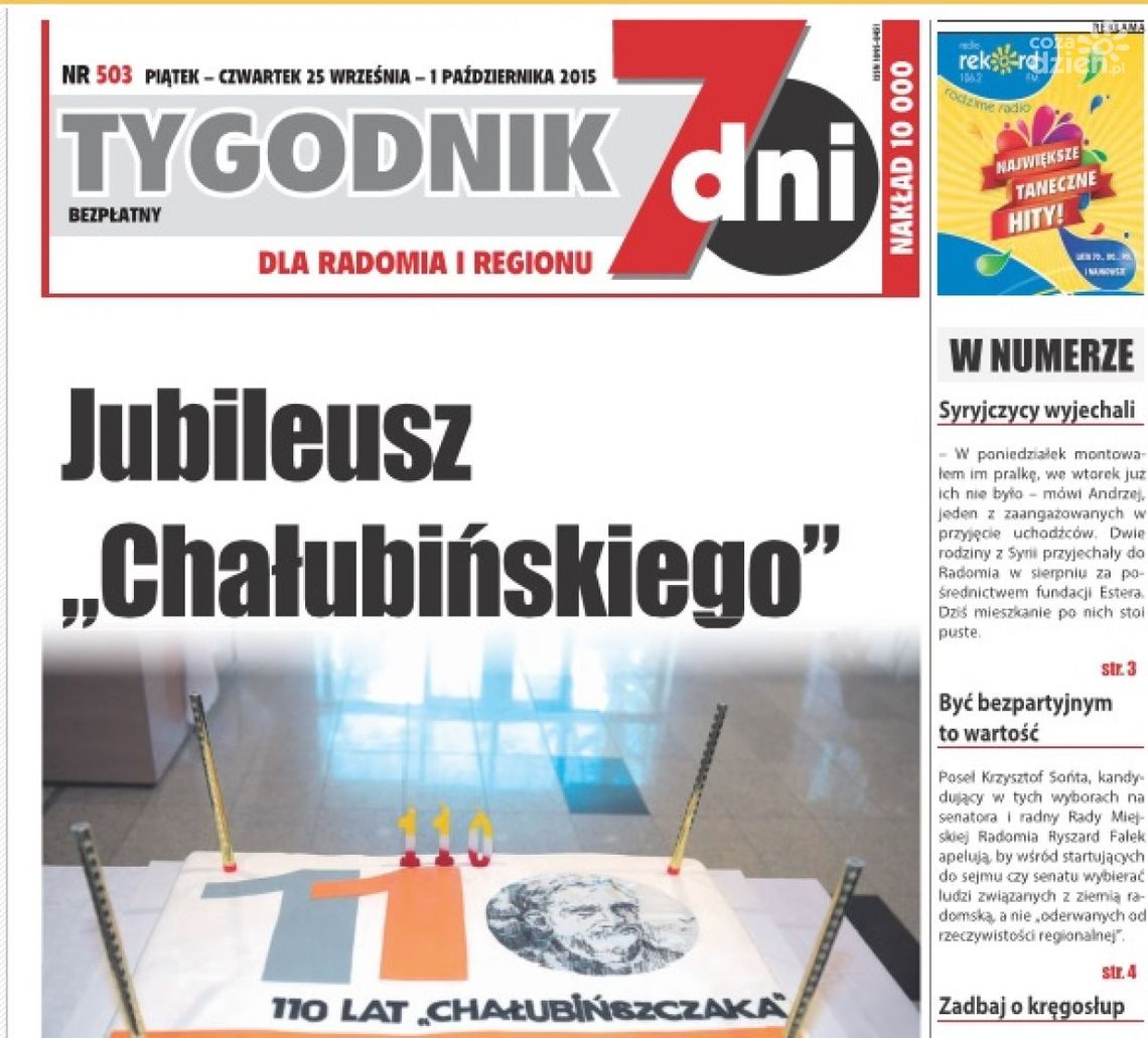 „7 DNI” DO POCZYTANIA „7 DNI” DO POCZYTANIA