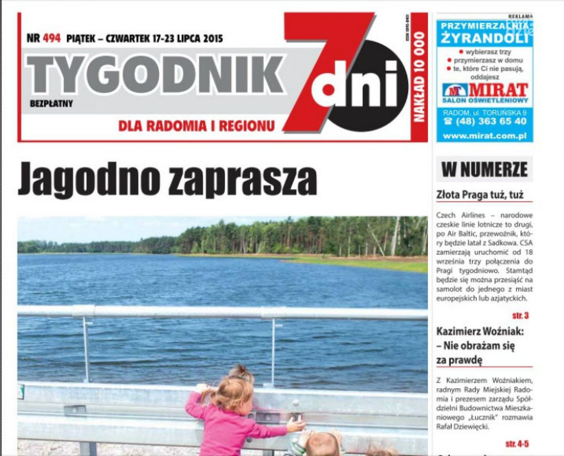 "7 DNI" ODWOŁUJE DESZCZ I ZAKLINA SŁOŃCE!