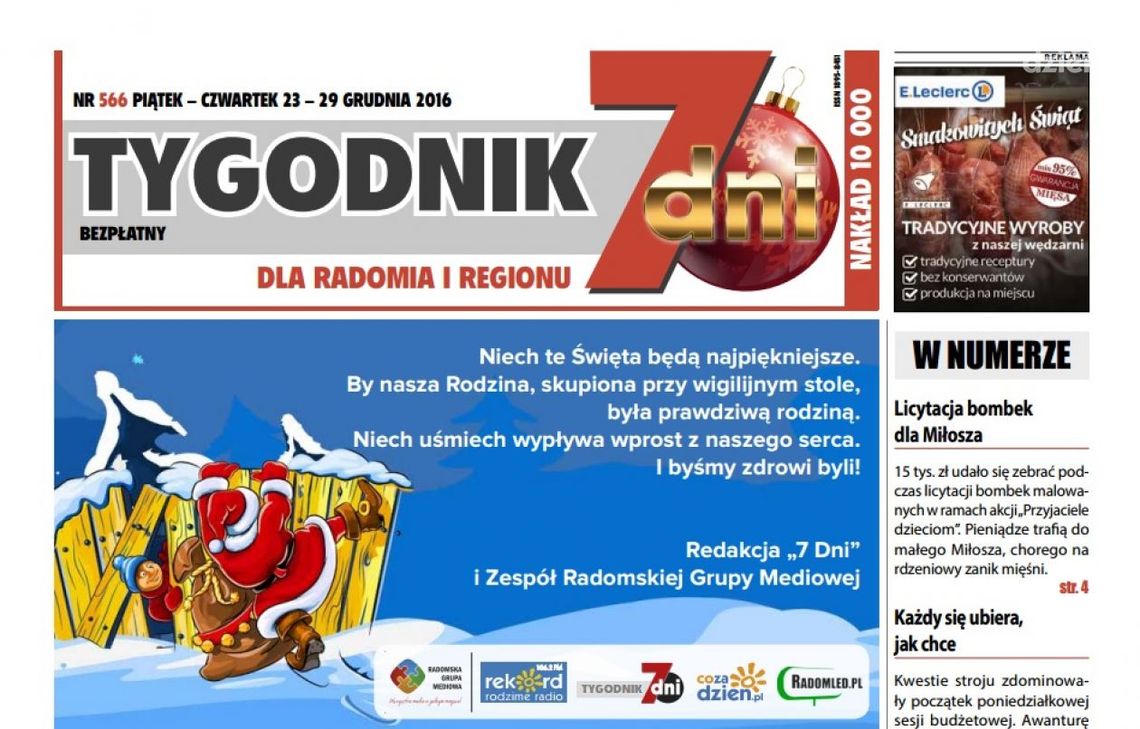 „7 DNI” Z VIP-ami POD CHOINKĘ / POD CHOINKĄ „7 DNI” Z VIP-ami POD CHOINKĘ / POD CHOINKĄ