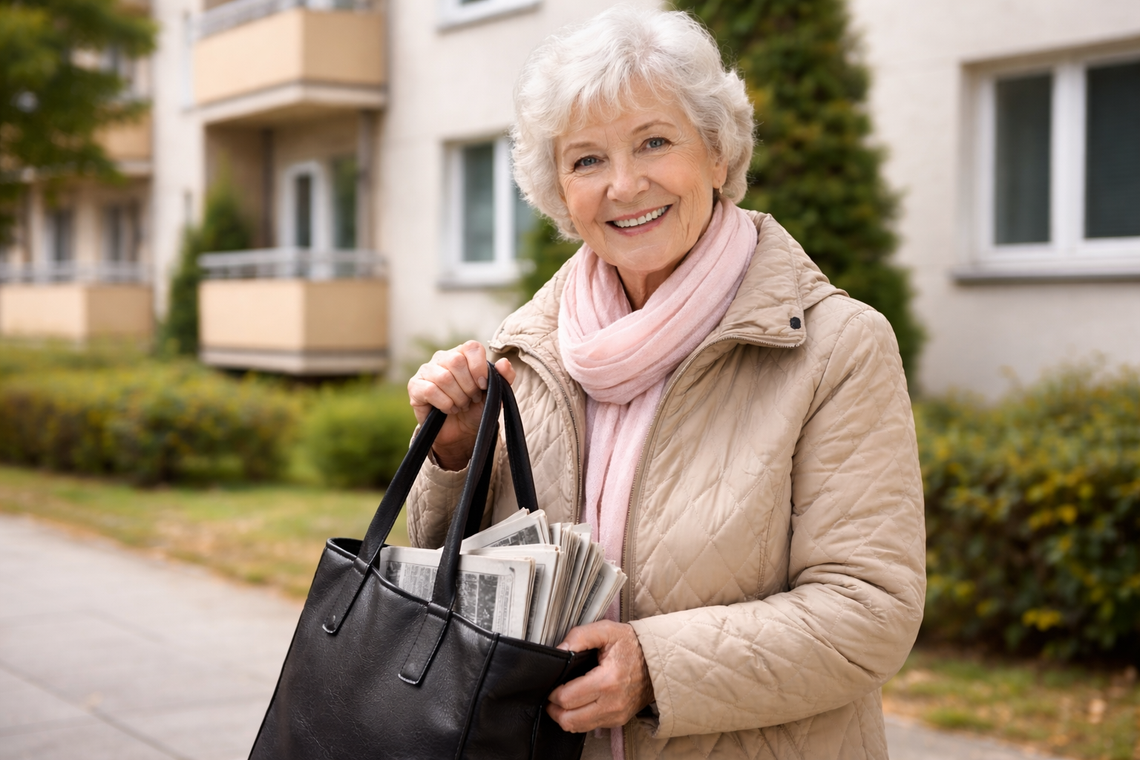 70-latka przechytrzyła oszusta. Zamiast pieniędzy wyrzuciła przez okno… gazety 70-latka przechytrzyła oszusta. Zamiast pieniędzy wyrzuciła przez okno… gazety