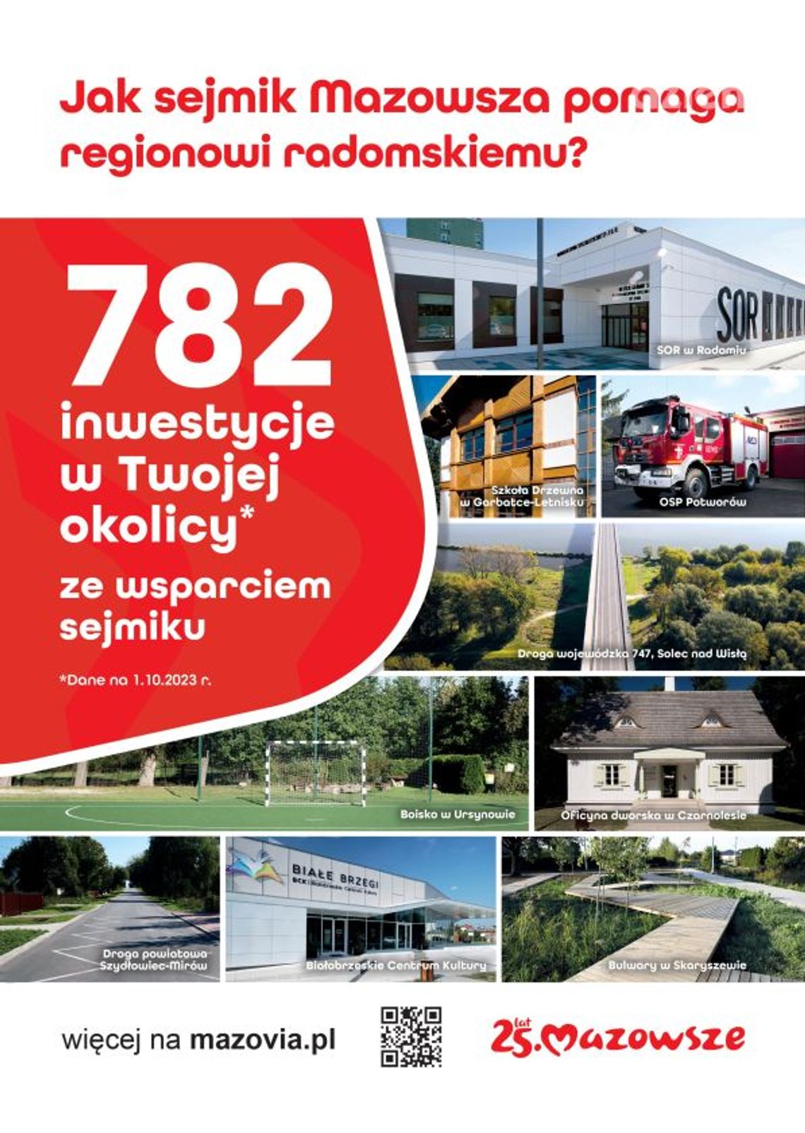 782 inwestycje w Twojej okolicy ze wsparciem sejmiku