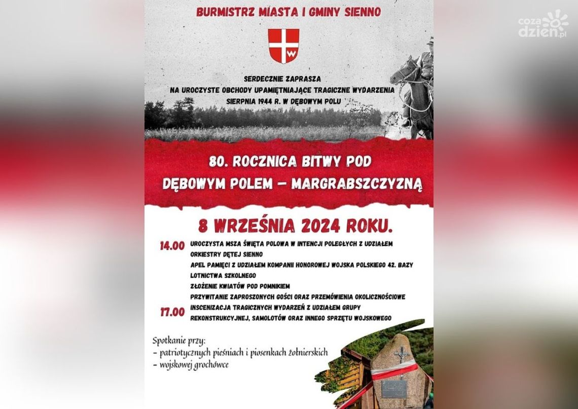 80. rocznica bitwy pod Dębowym Polem 
