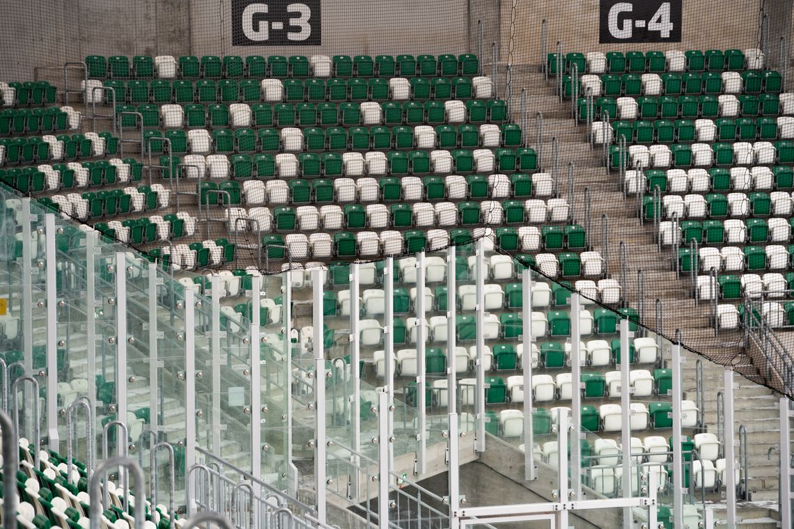 Ostatnie szlify na stadionie przed meczem Radomiaka z Arką. 748 miejsc dla kibiców gości Ostatnie szlify na stadionie przed meczem Radomiaka z Arką. 748 miejsc dla kibiców gości