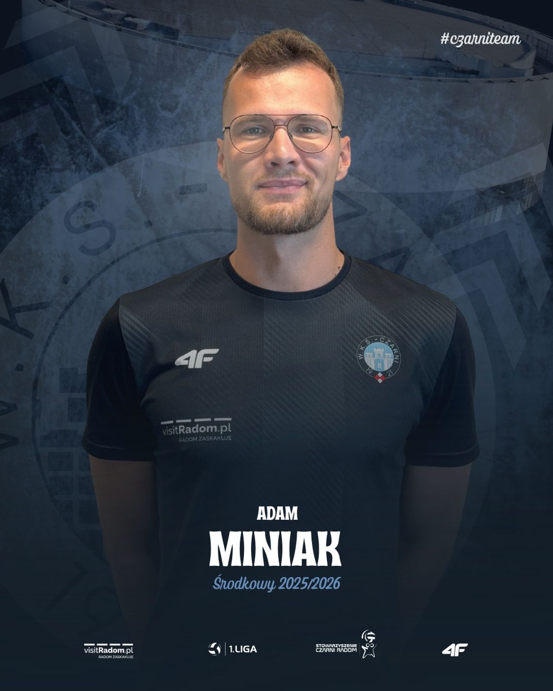Adam Miniak nowym środkowym Czarnych Radom