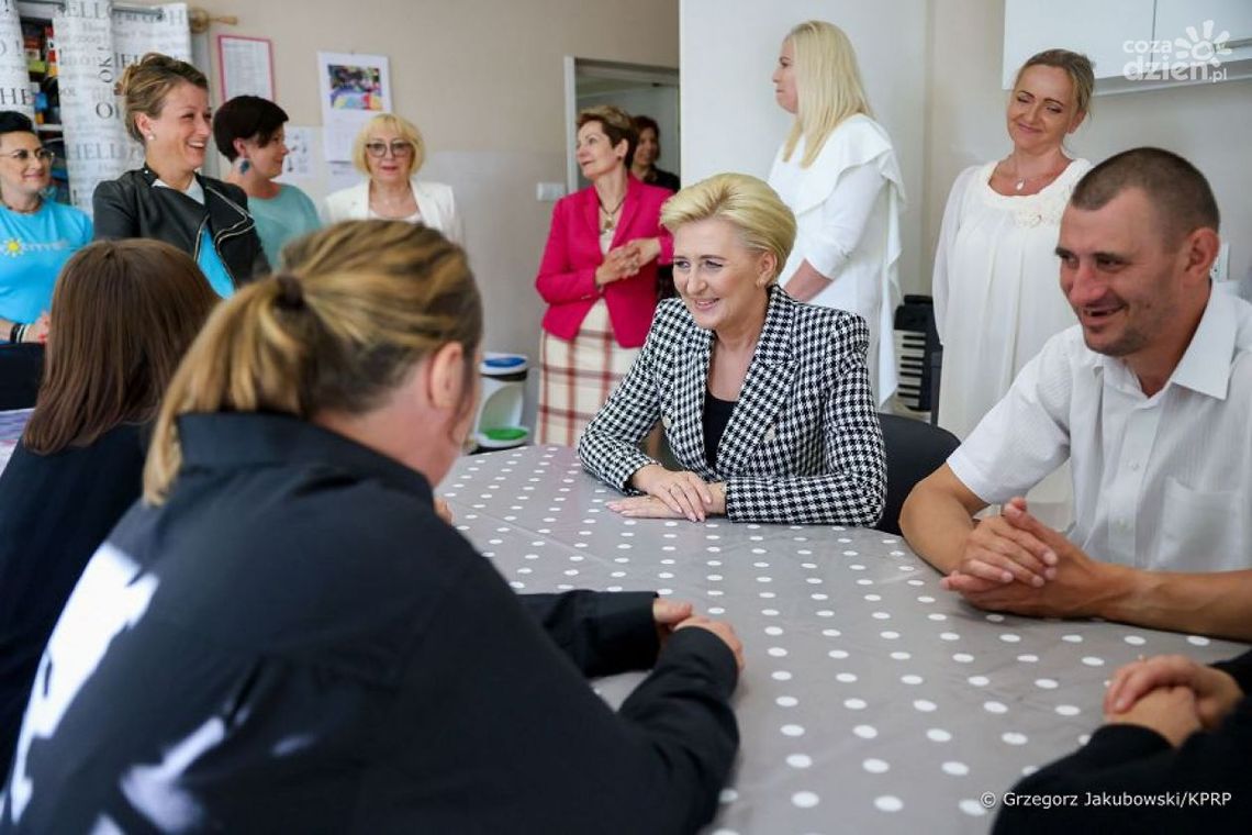 Agata Kornhauser-Duda z wizytą w gminie Wolanów