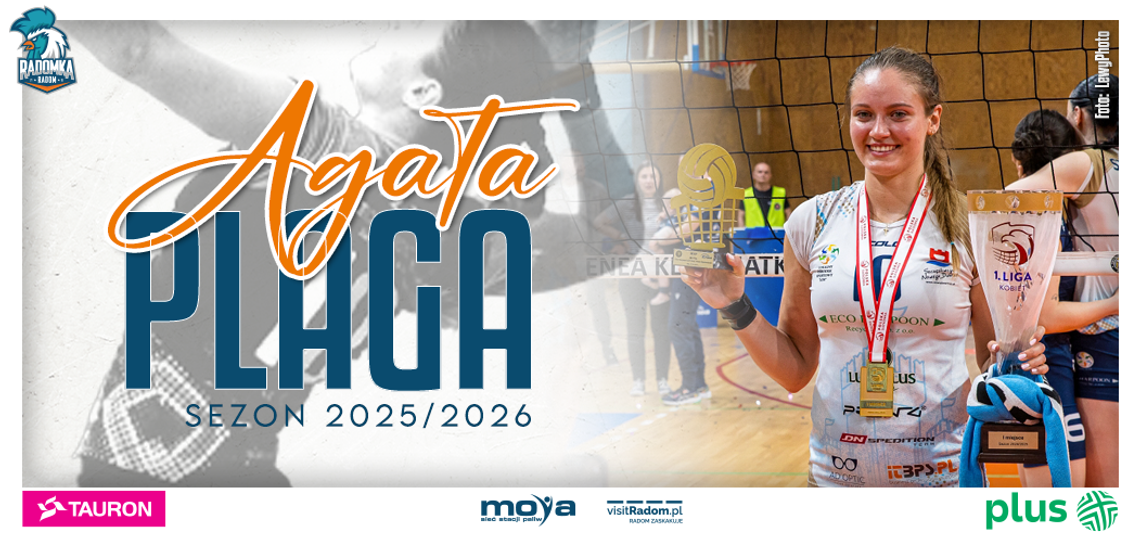 Agata Plaga nową przyjmującą Moya Radomki Radom