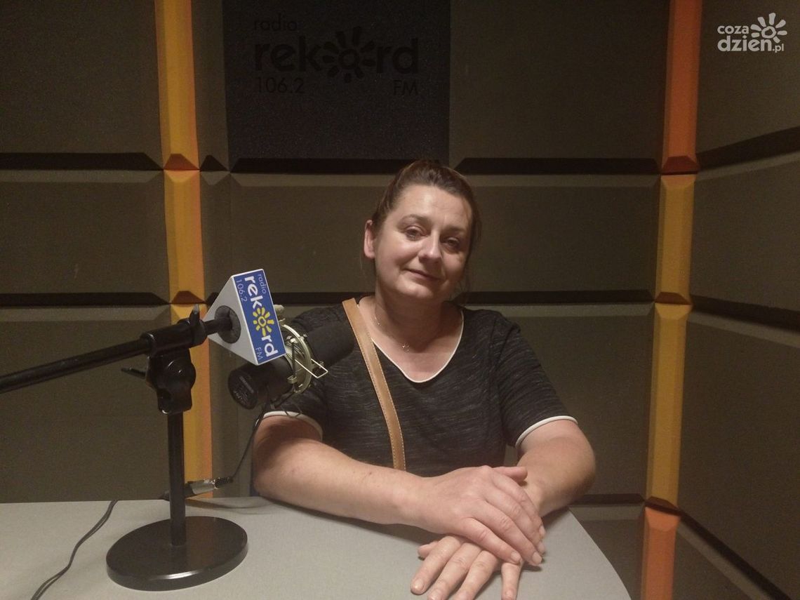 Agnieszka Milska - gość studia lokalnego Radia Rekord