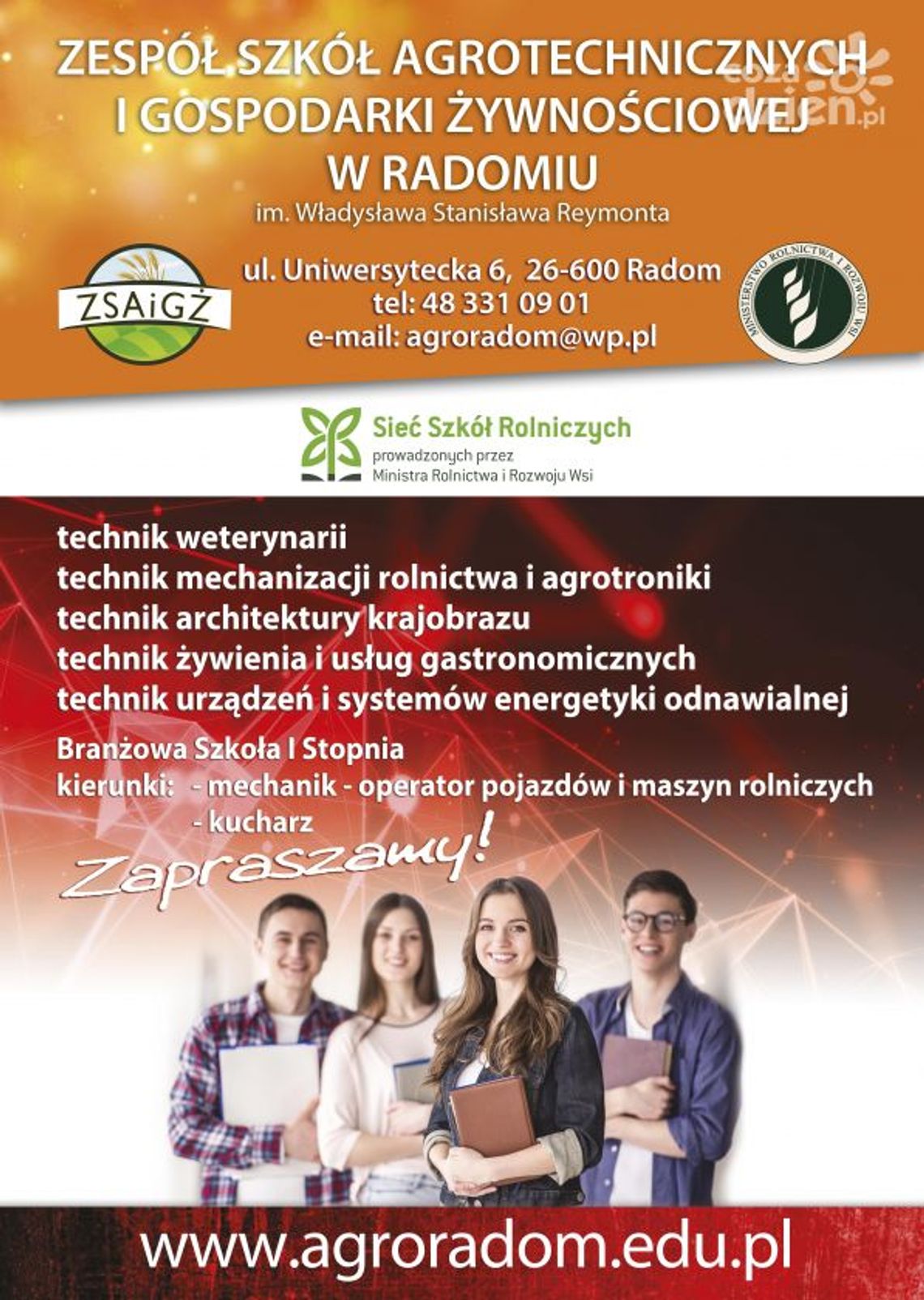 Agrotechnik szkołą przyszłości. Rekrutacja bez stresu. Agrotechnik szkołą przyszłości. Rekrutacja bez stresu.