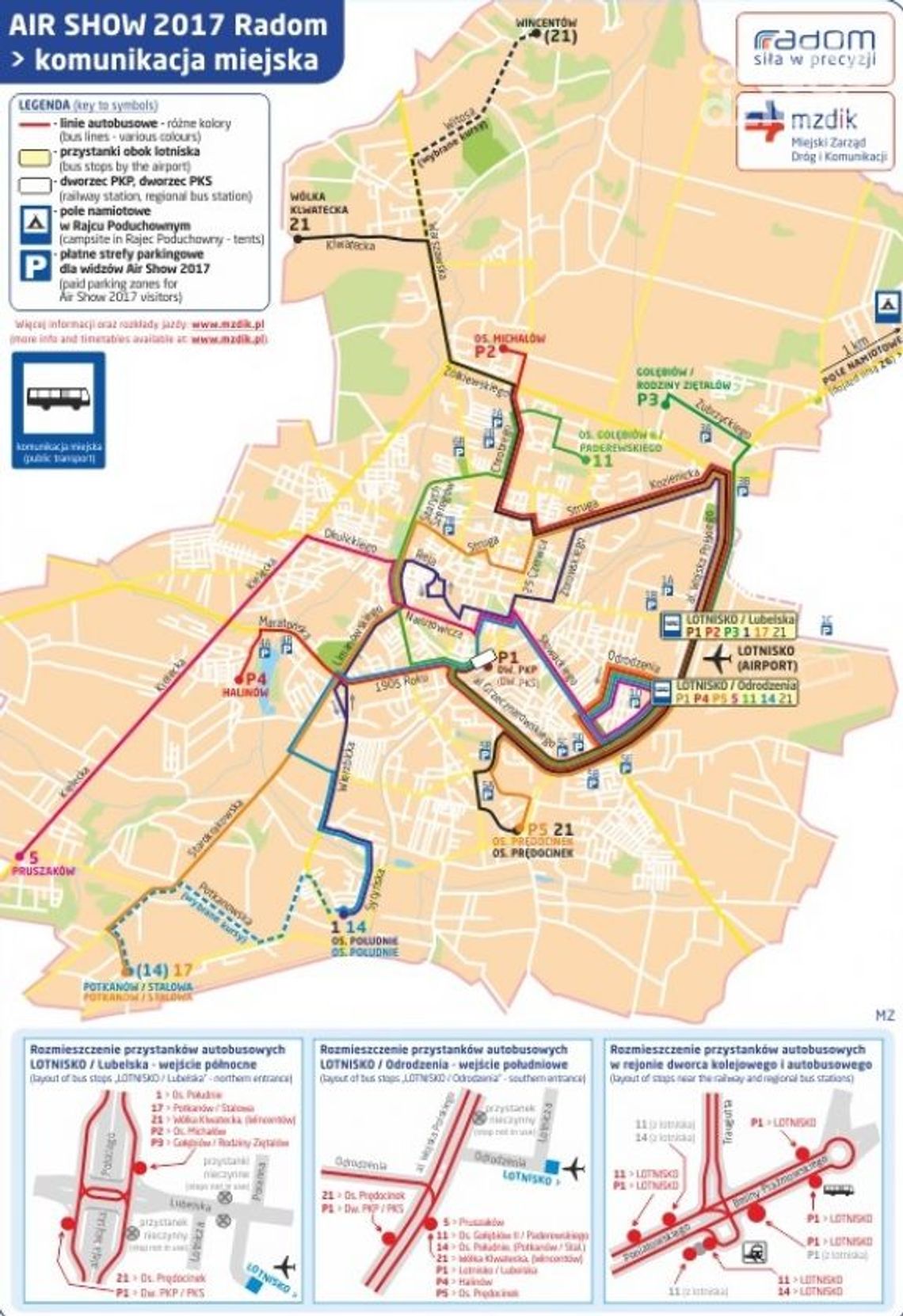 AIR SHOW 2017. Komunikacja miejska AIR SHOW 2017. Komunikacja miejska