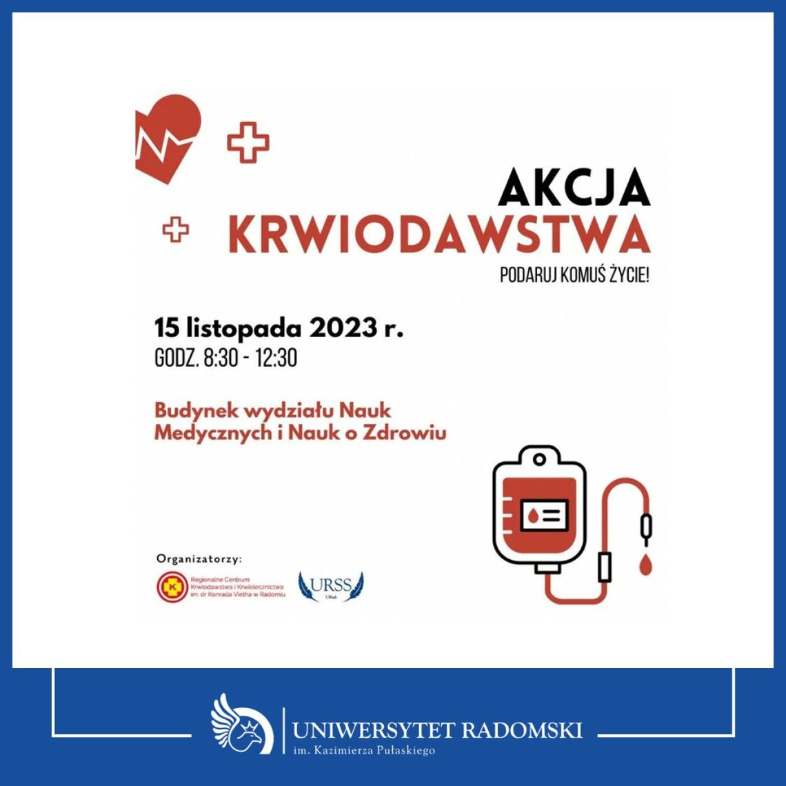 Akcja krwiodawstwa na URad!