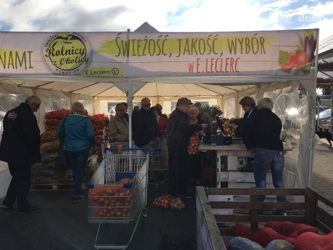 Akcja Rolnicy z Okolicy w E.Leclerc