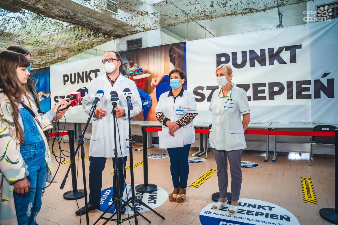 Akcja szczepień w szpitalu na Józefowie